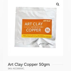 New in Package 5 Packs of Copper Art Clay